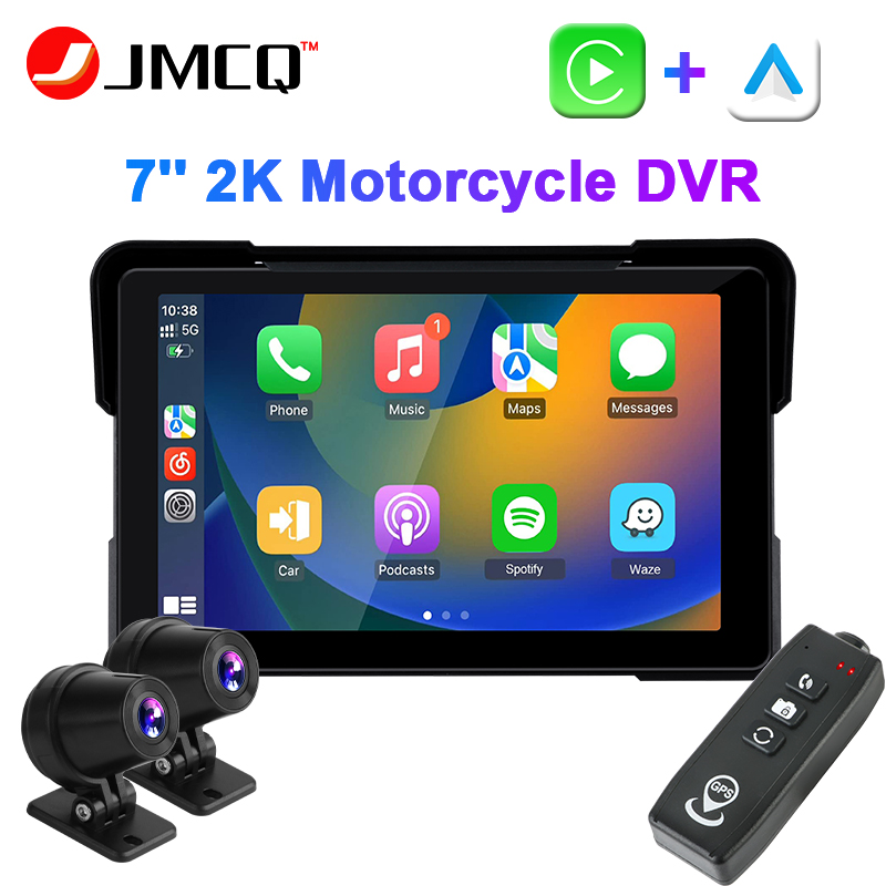 Cycling To Work - JMCQ 오토바이 DVR IPX7 방수 카플레이