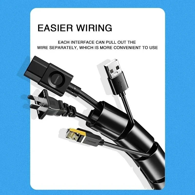 블랙 케이블 와이어 보호대 케이블 정리함 관리 파이프  - Cable Lock Flexible 리뷰 및 가격